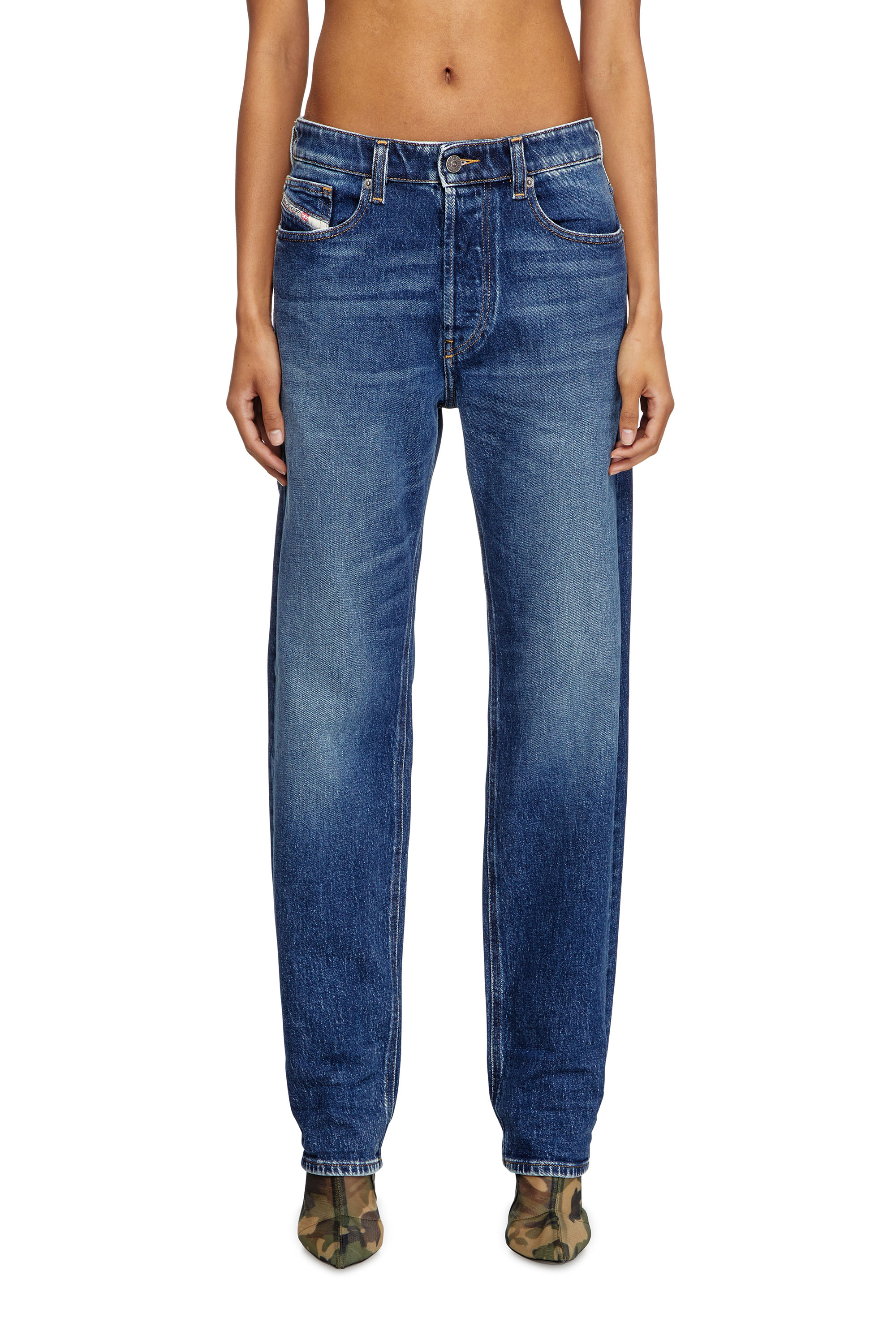 Diesel - Woman's Regular Jeans 1988 D-Ark 09L21, Medium blue - 1