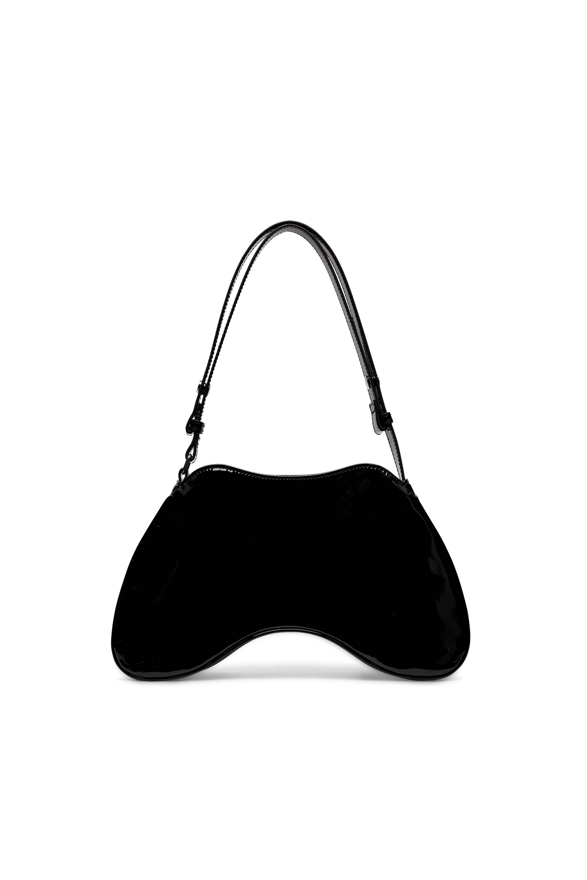 Diesel - PLAY SHOULDER, Play-Sac à bandoulière glossy Femme in Noir - 3